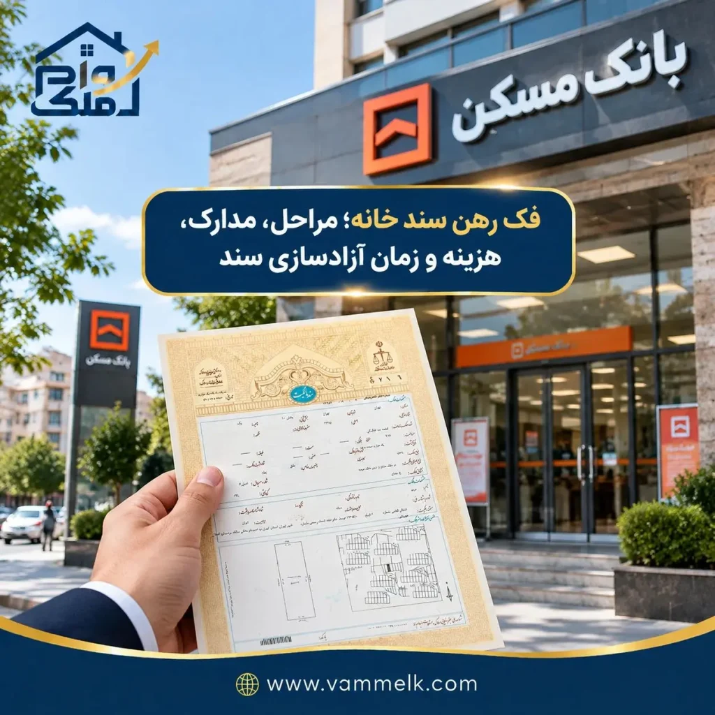 اطلاعات کامل فک رهن سند خانه